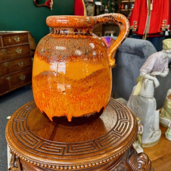 Orange Fat Lava Jug 1